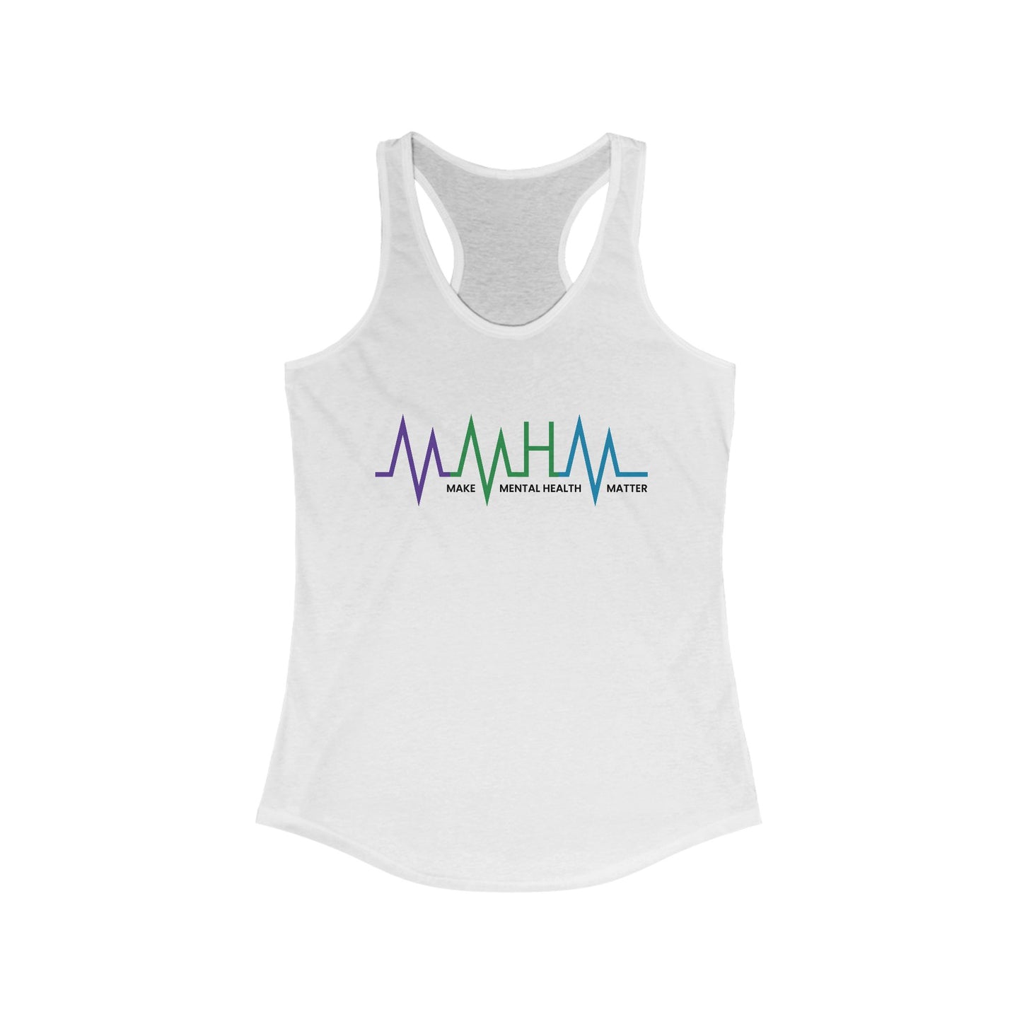 Make Mental Health Matter Women's Ideal Racerback Tank