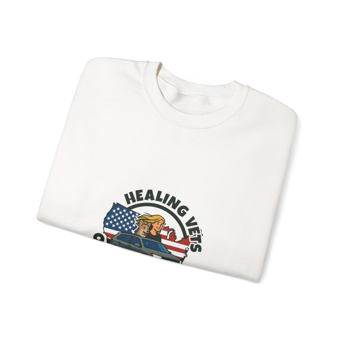 Healing Vets on the Move Unisex Heavy Blend™ Crewneck Sweatshirt