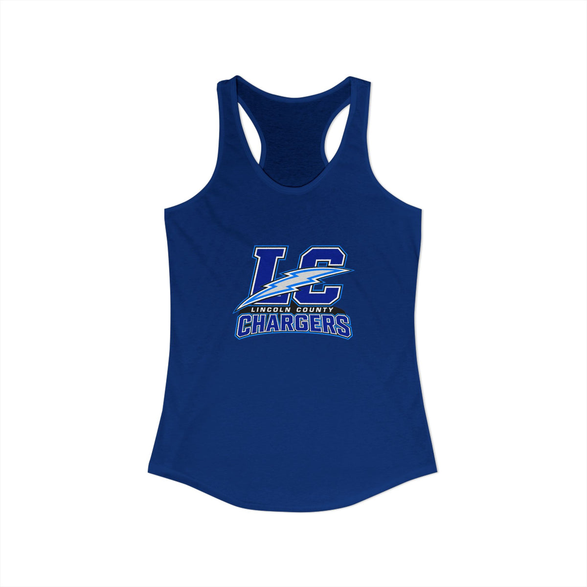 LC Chargers Women's Ideal Racerback Tank