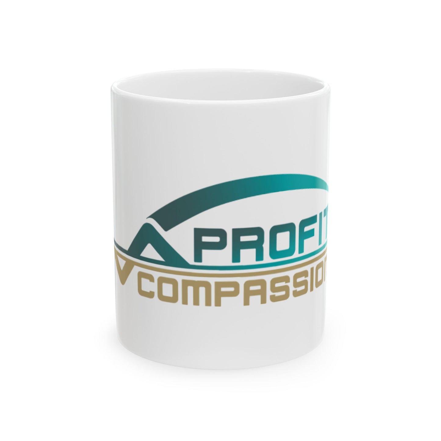 Profit Compassion Ceramic Mug, (11oz, 15oz)