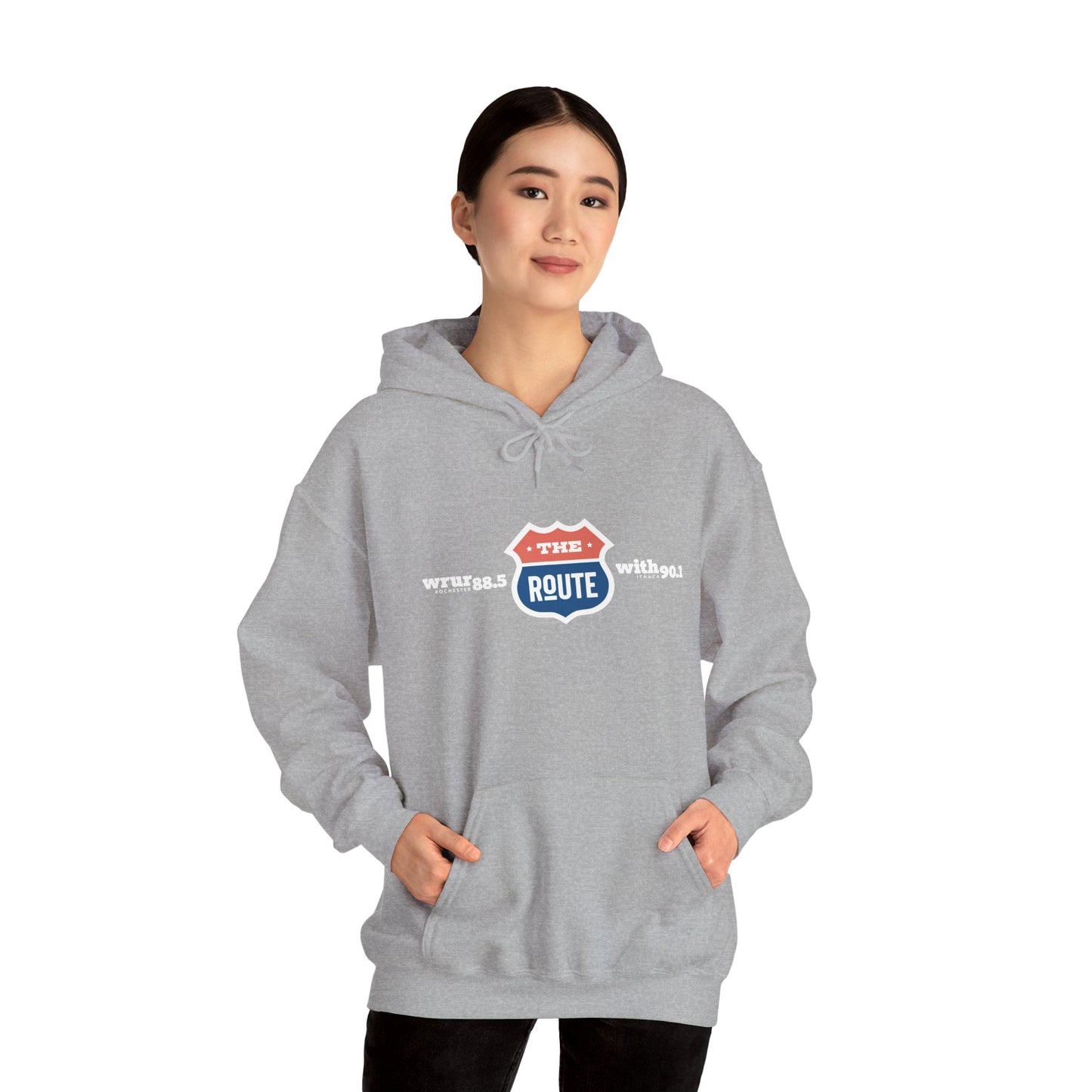 The Route Unisex Blend™ Hooded Sweatshirt