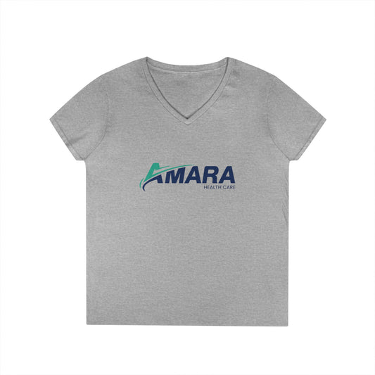 Amara Health Care Ladies' V-Neck T-Shirt