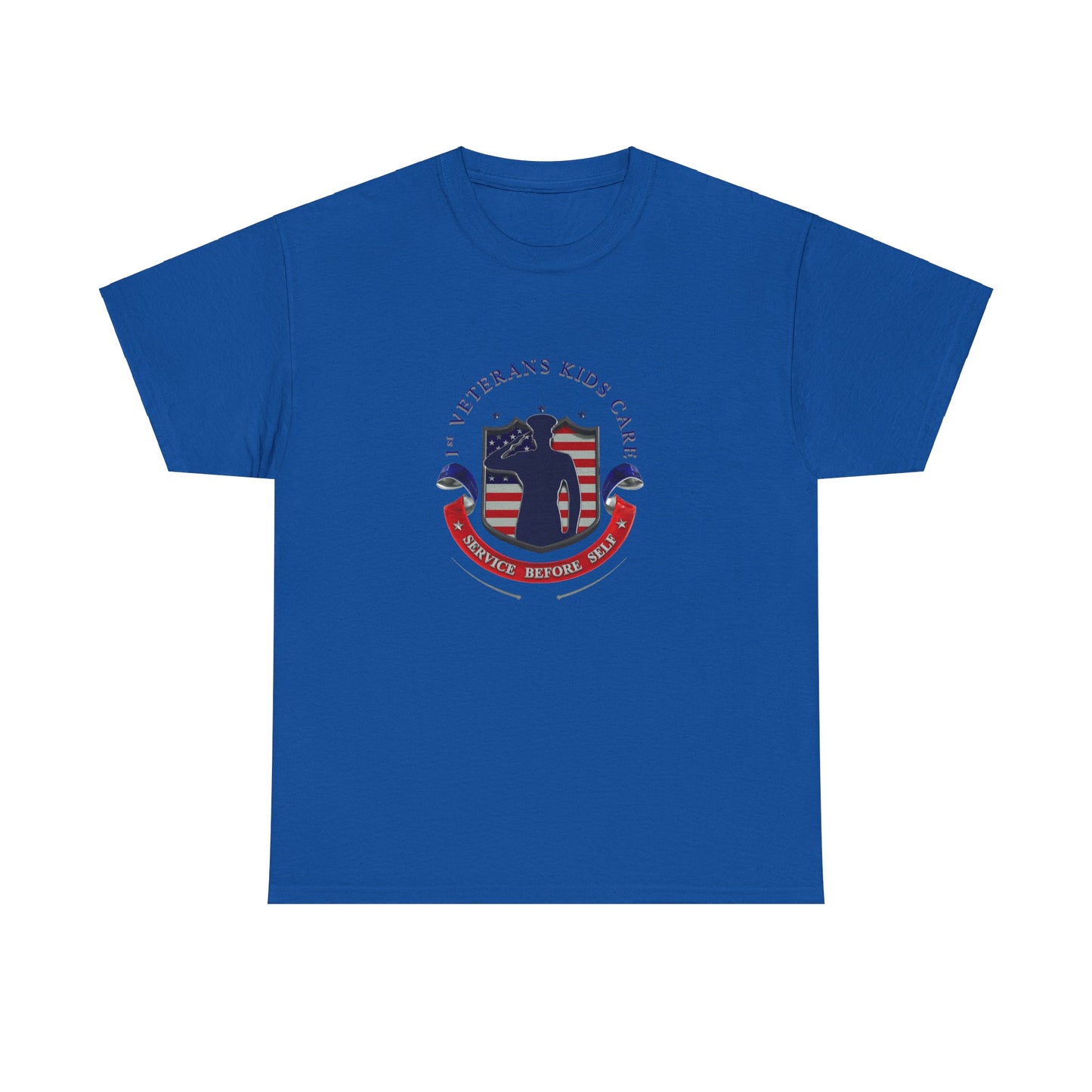 1st Veterans Kids Care Unisex Heavy Cotton Tee