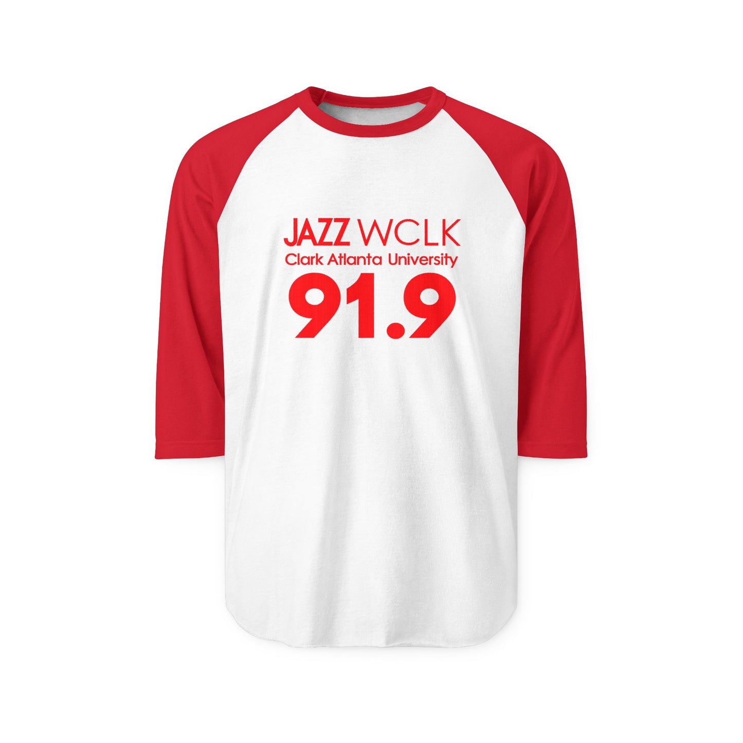 Jazz WCLK Unisex Three-Quarter Sleeve Raglan Shirt
