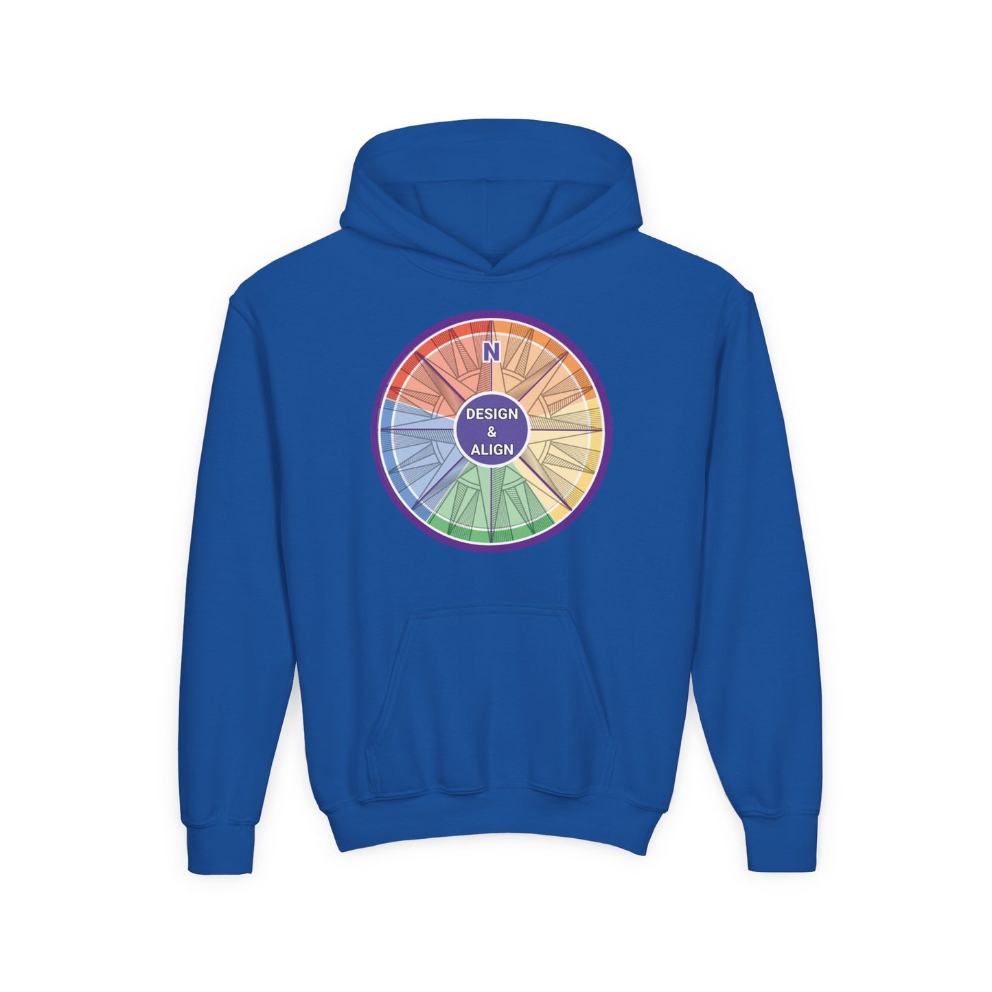 Design and Align Legacy Group Youth Heavy Blend Hooded Sweatshirt