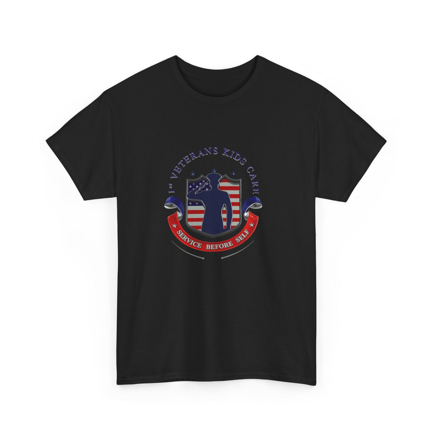 1st Veterans Kids Care Unisex Heavy Cotton Tee