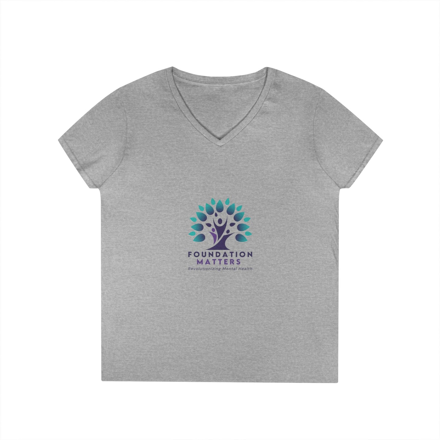 Foundation Matters Ladies' V-Neck T-Shirt