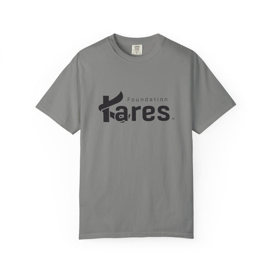 Kares Foundation - Black Logo Unisex Garment-Dyed T-shirt