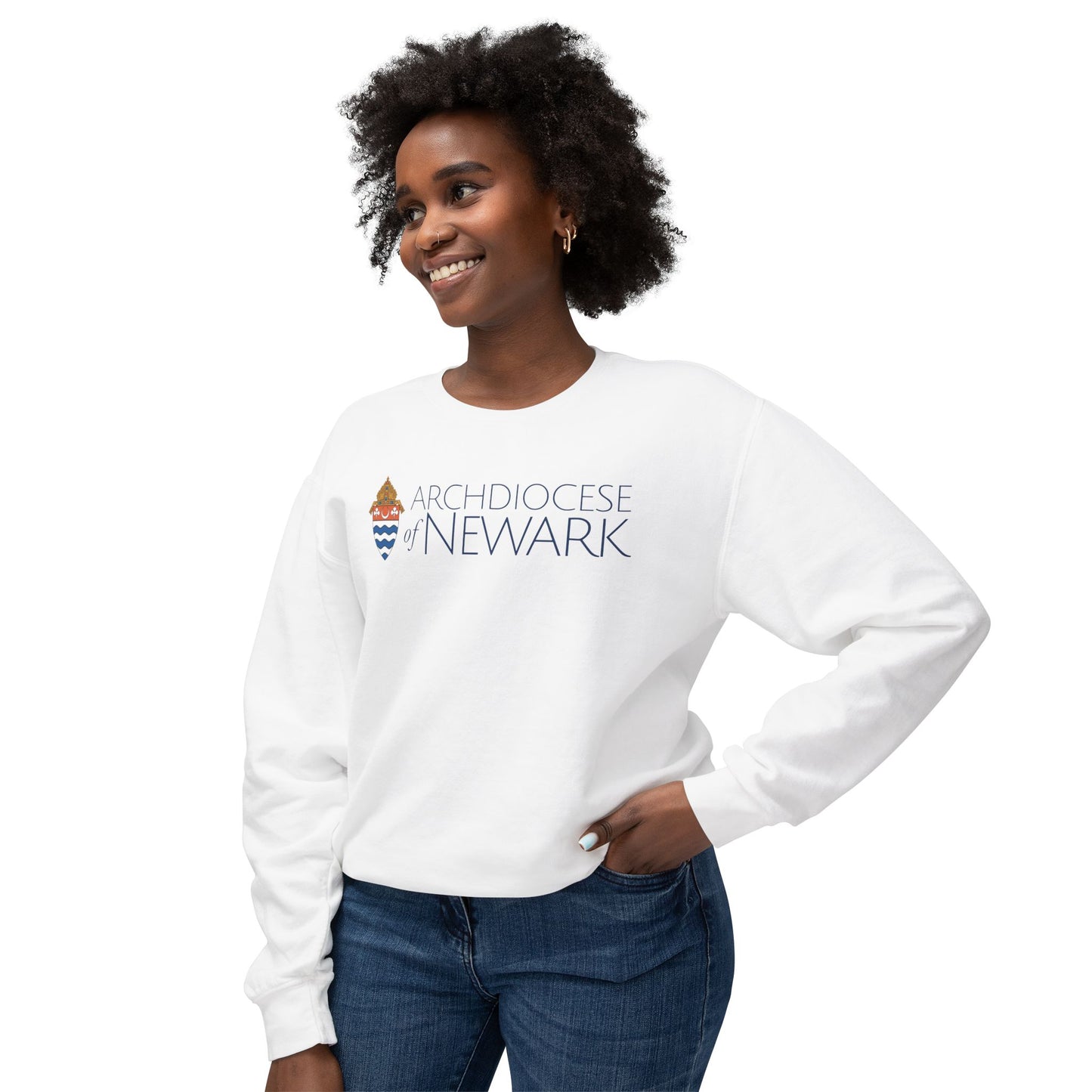 Archdiocese of Newark Unisex Lightweight Crewneck Sweatshirt