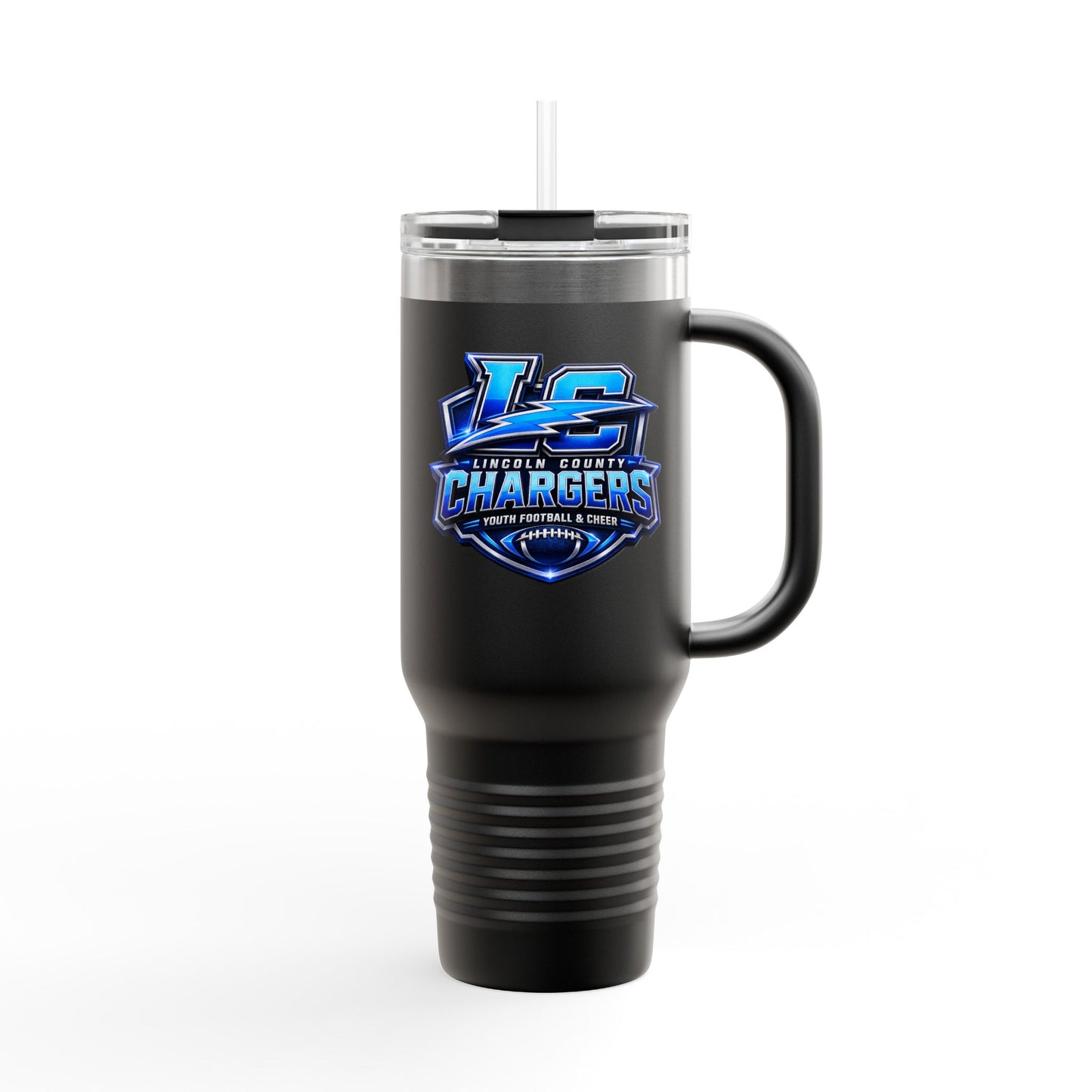 LC Chargers Insulated Travel Mug, 40oz