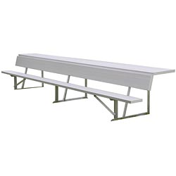 27' Player Bench w/ Shelf