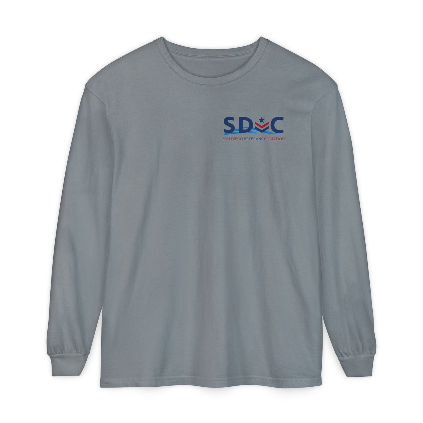 SDVC Unisex Garment-dyed Long Sleeve T-Shirt