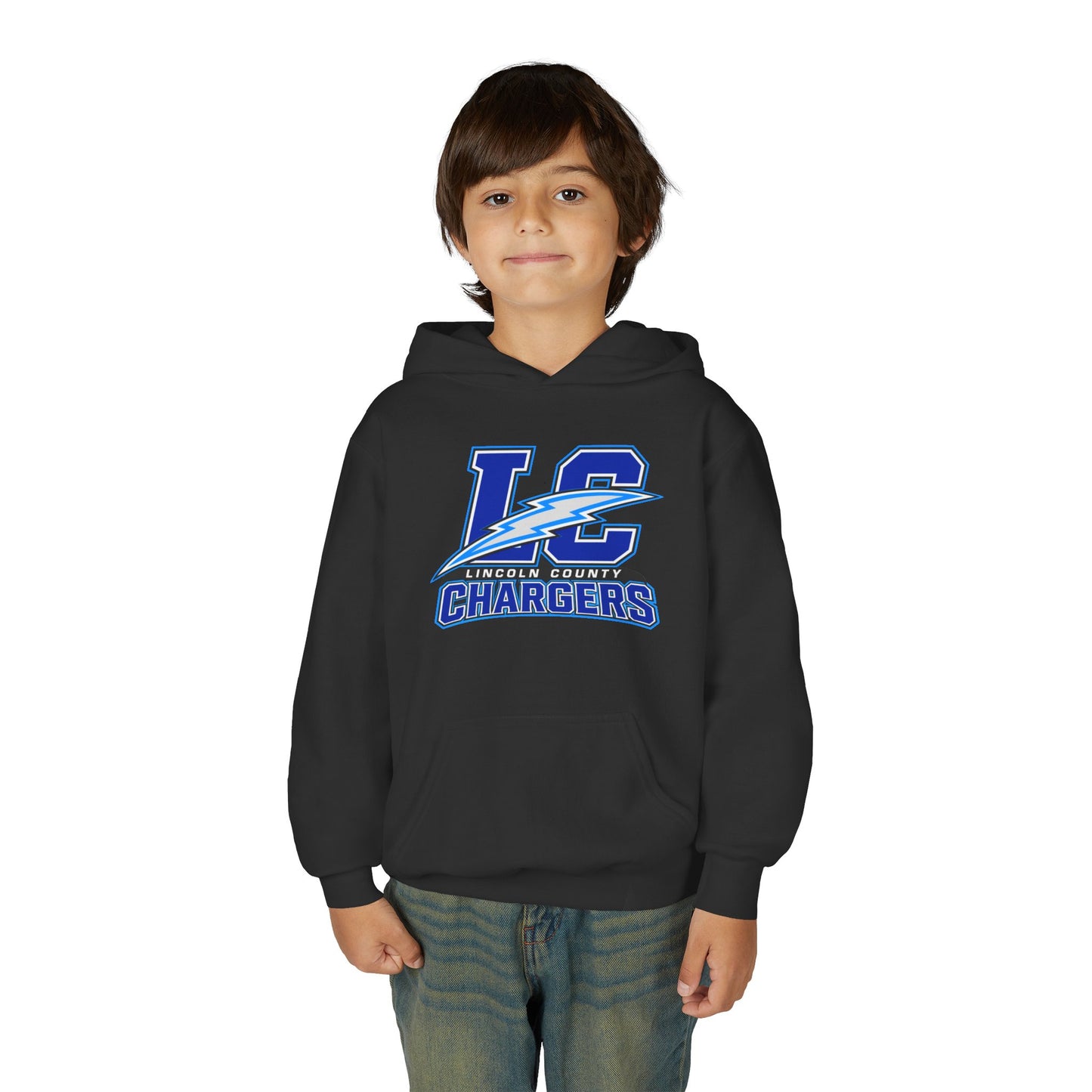 LC Chargers Youth Heavy Blend Hooded Sweatshirt