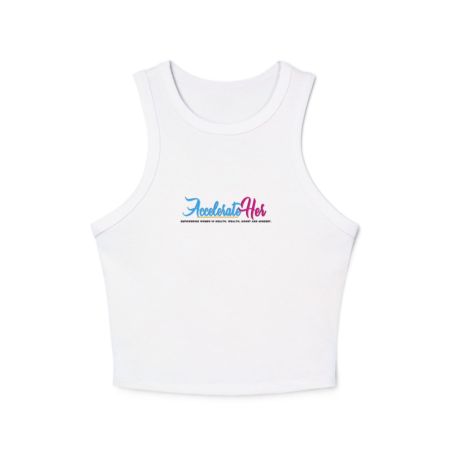AccelerateHer Women's Micro Rib Racer Tank Top