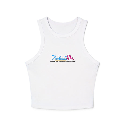 AccelerateHer Women's Micro Rib Racer Tank Top
