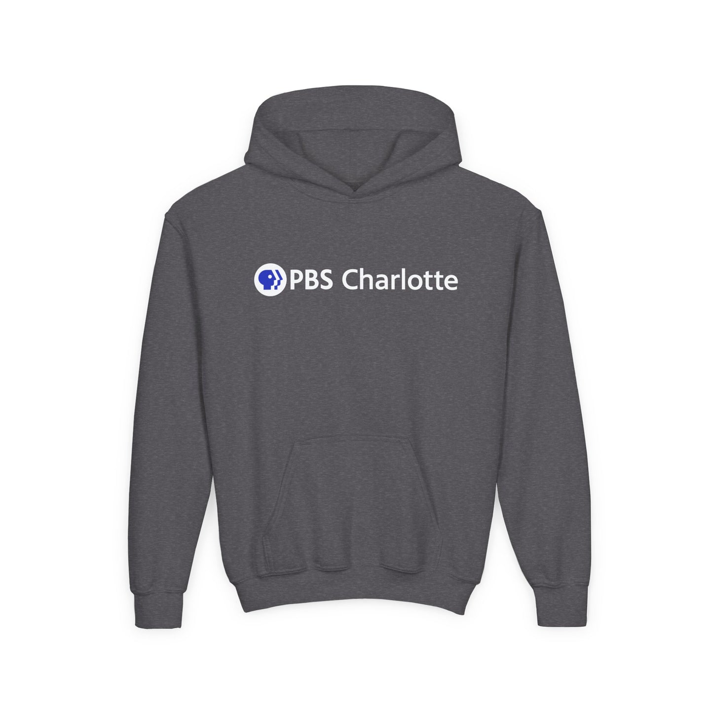 PBS Charlotte Youth Heavy Blend Hooded Sweatshirt