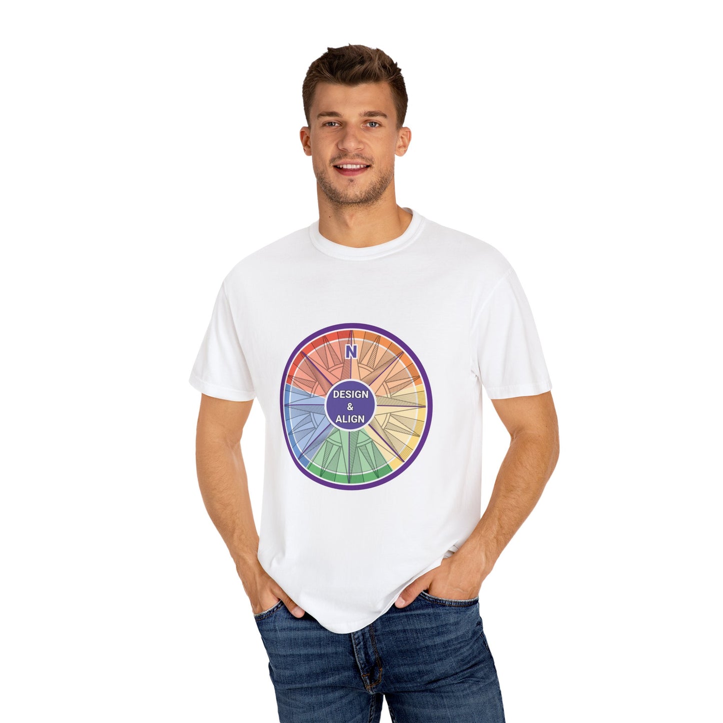 Design and Align Legacy Group Unisex Garment-Dyed T-shirt
