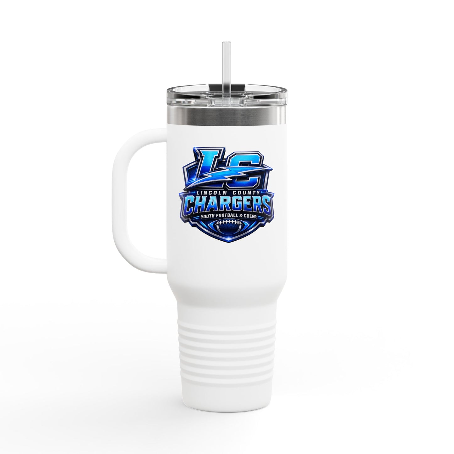 LC Chargers Insulated Travel Mug, 40oz