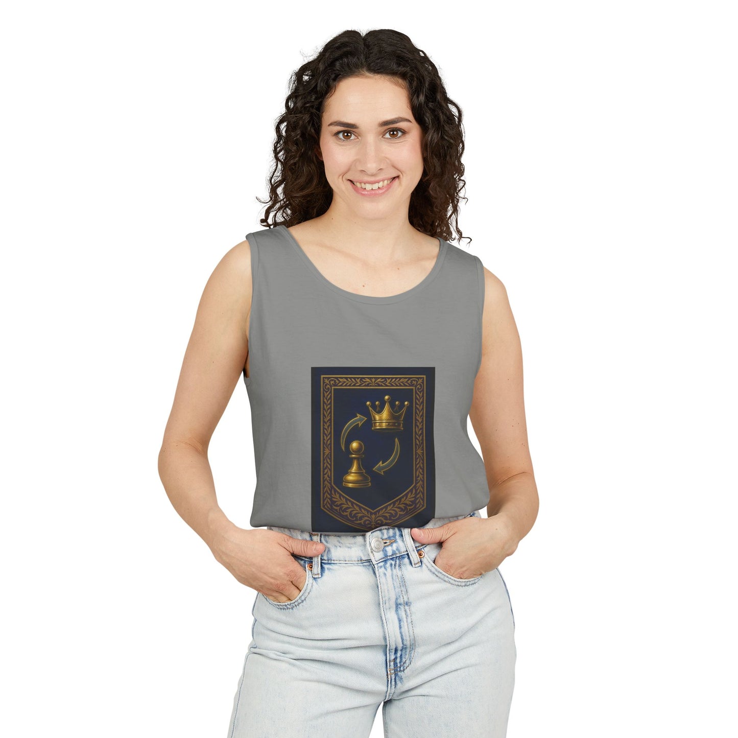It Starts with One Unisex Garment-Dyed Tank Top