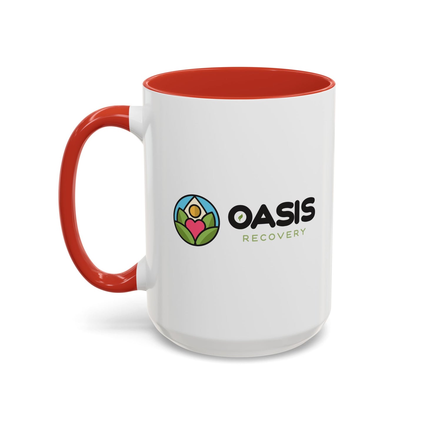 Oasis Recovery Center Accent Coffee Mug (11, 15oz)