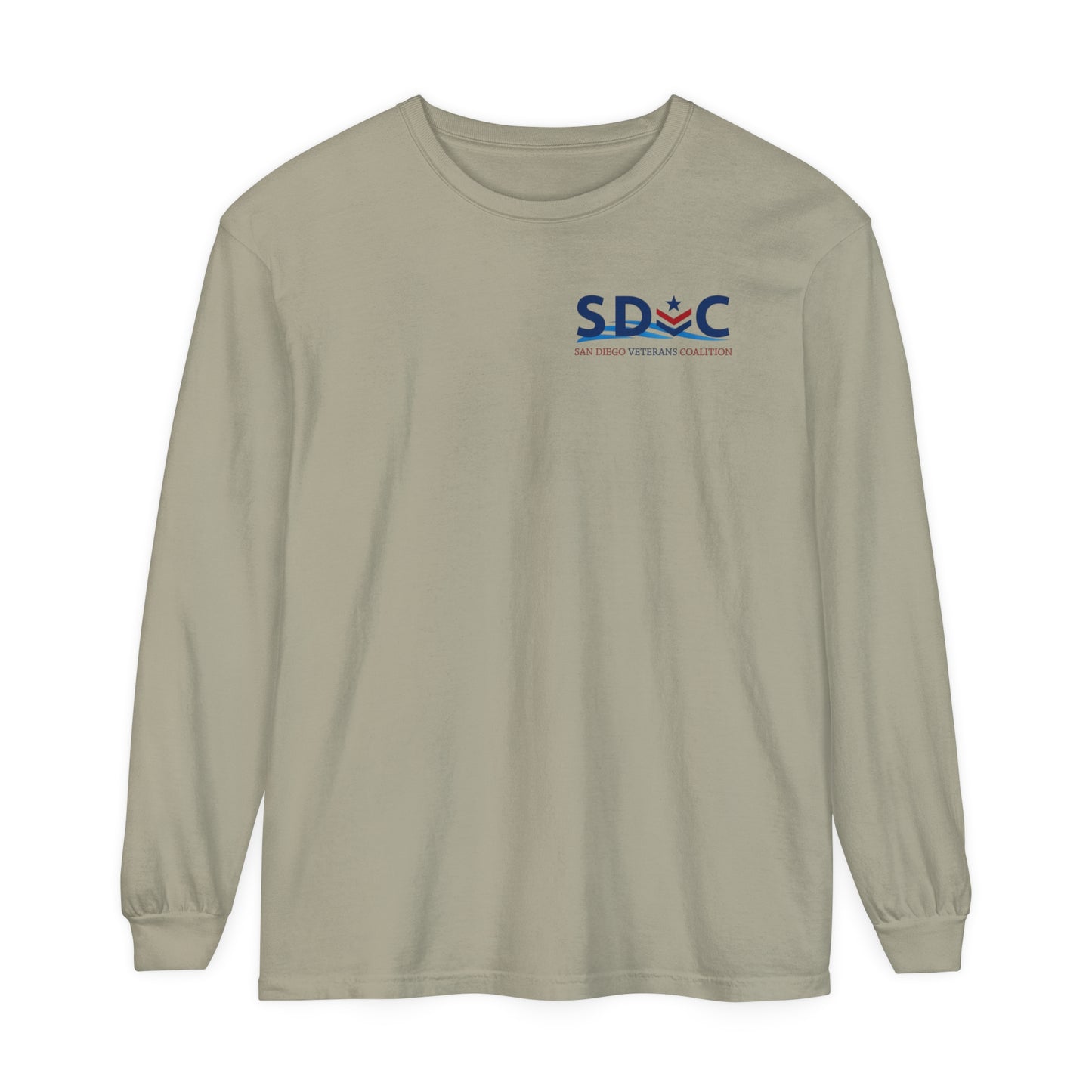 SDVC Unisex Garment-dyed Long Sleeve T-Shirt