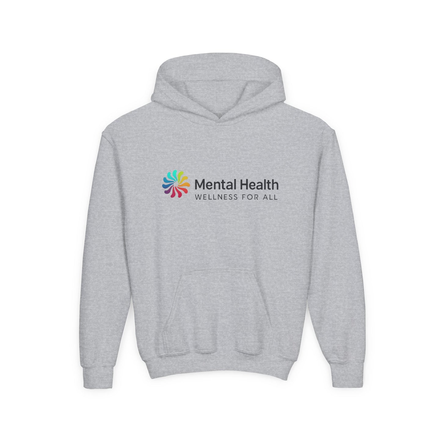 Mental Health Wellness Youth Heavy Blend Hooded Sweatshirt
