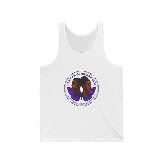 African Genius Rising Unisex Jersey Tank