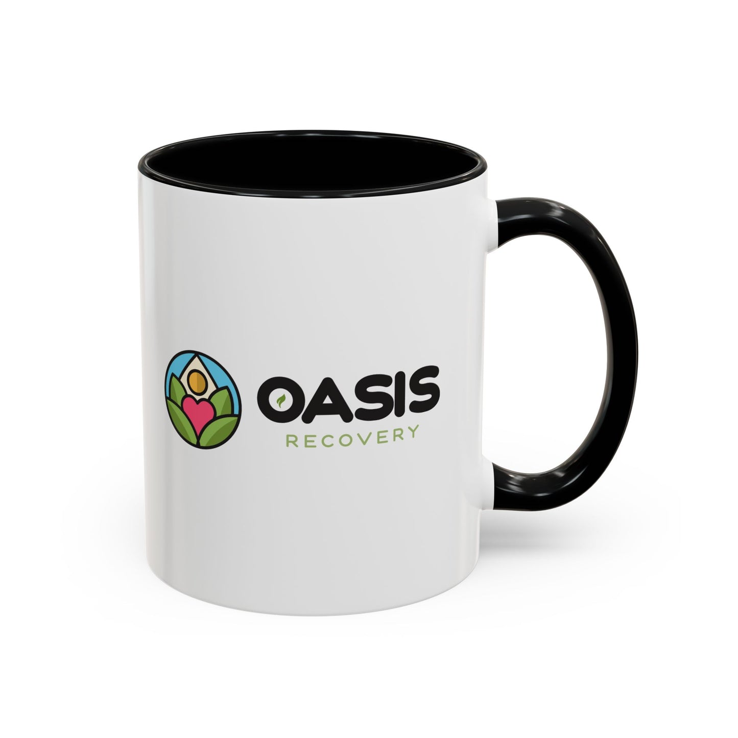 Oasis Recovery Center Accent Coffee Mug (11, 15oz)