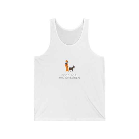 Food For His Children Unisex Jersey Tank