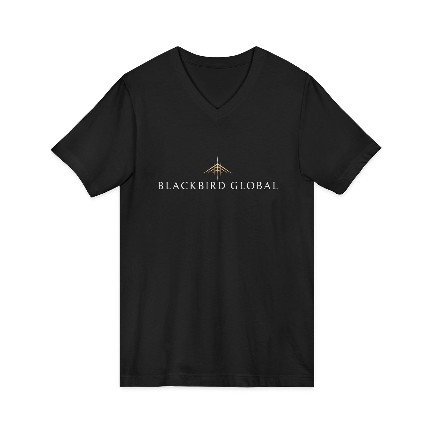 Blackbird Global Unisex Jersey Short Sleeve V-Neck Tee