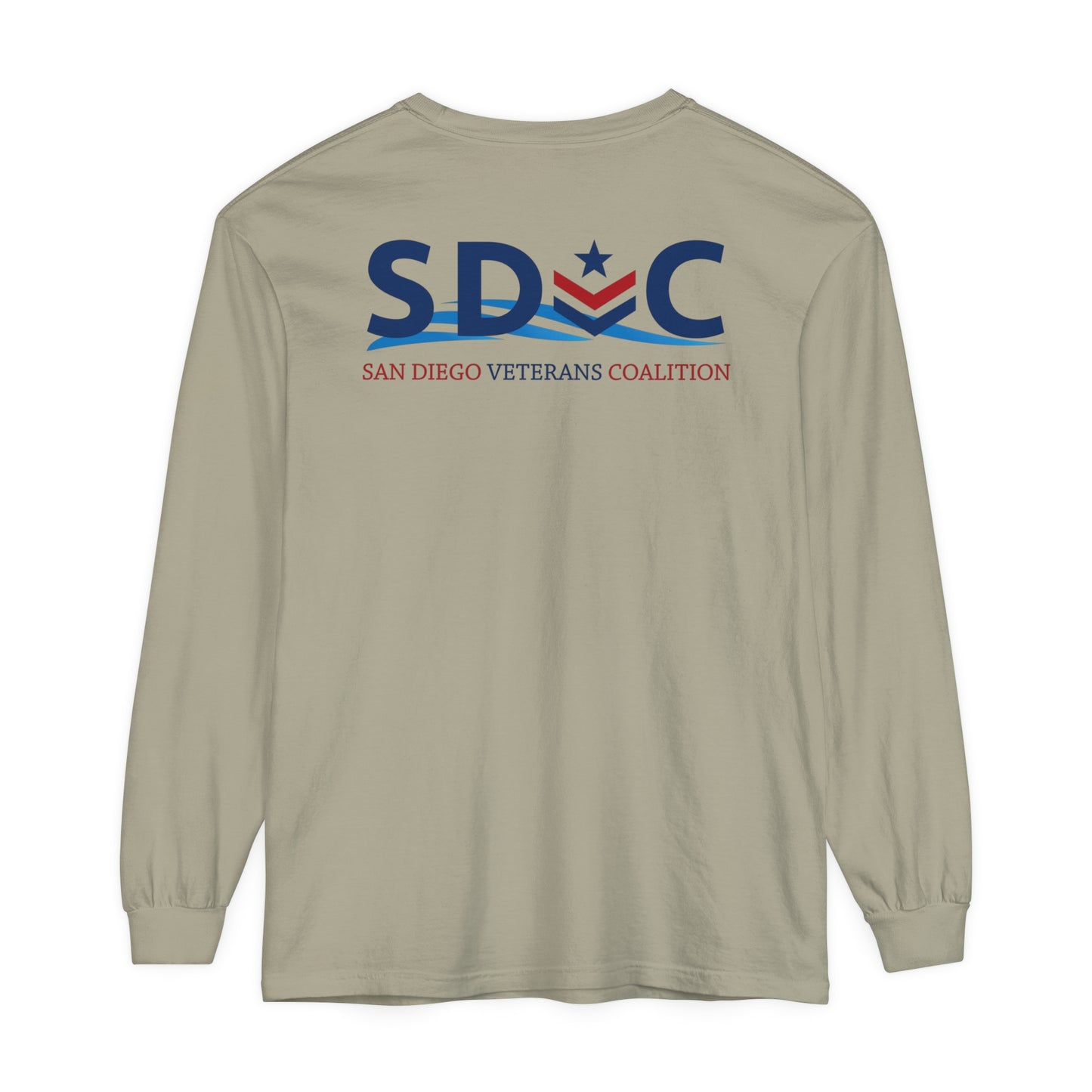 SDVC Unisex Garment-dyed Long Sleeve T-Shirt