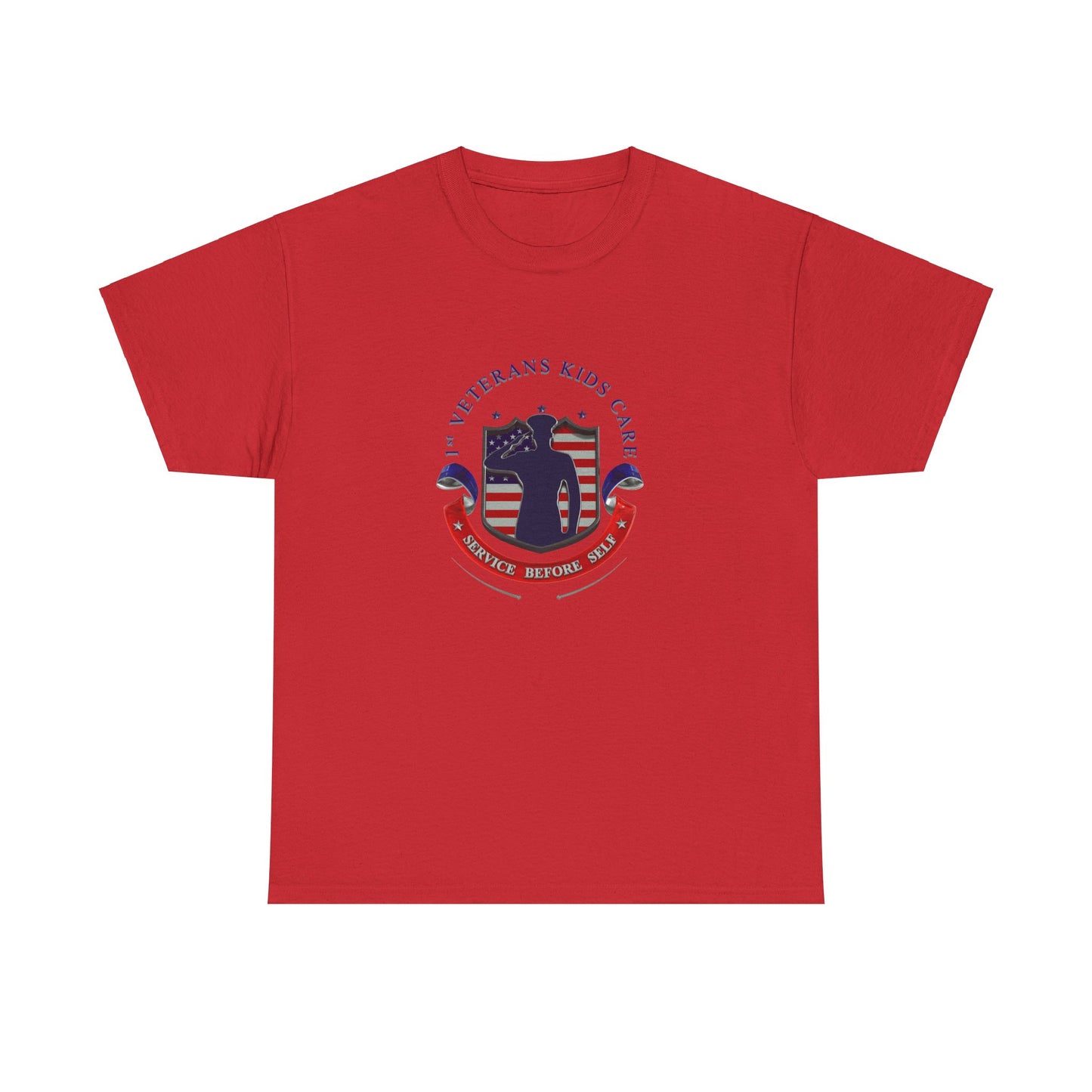 1st Veterans Kids Care Unisex Heavy Cotton Tee