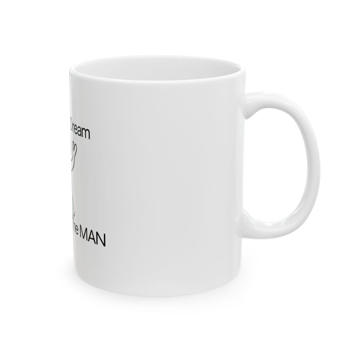 Mutual Aid Network Human Ceramic Mug, (11oz, 15oz)