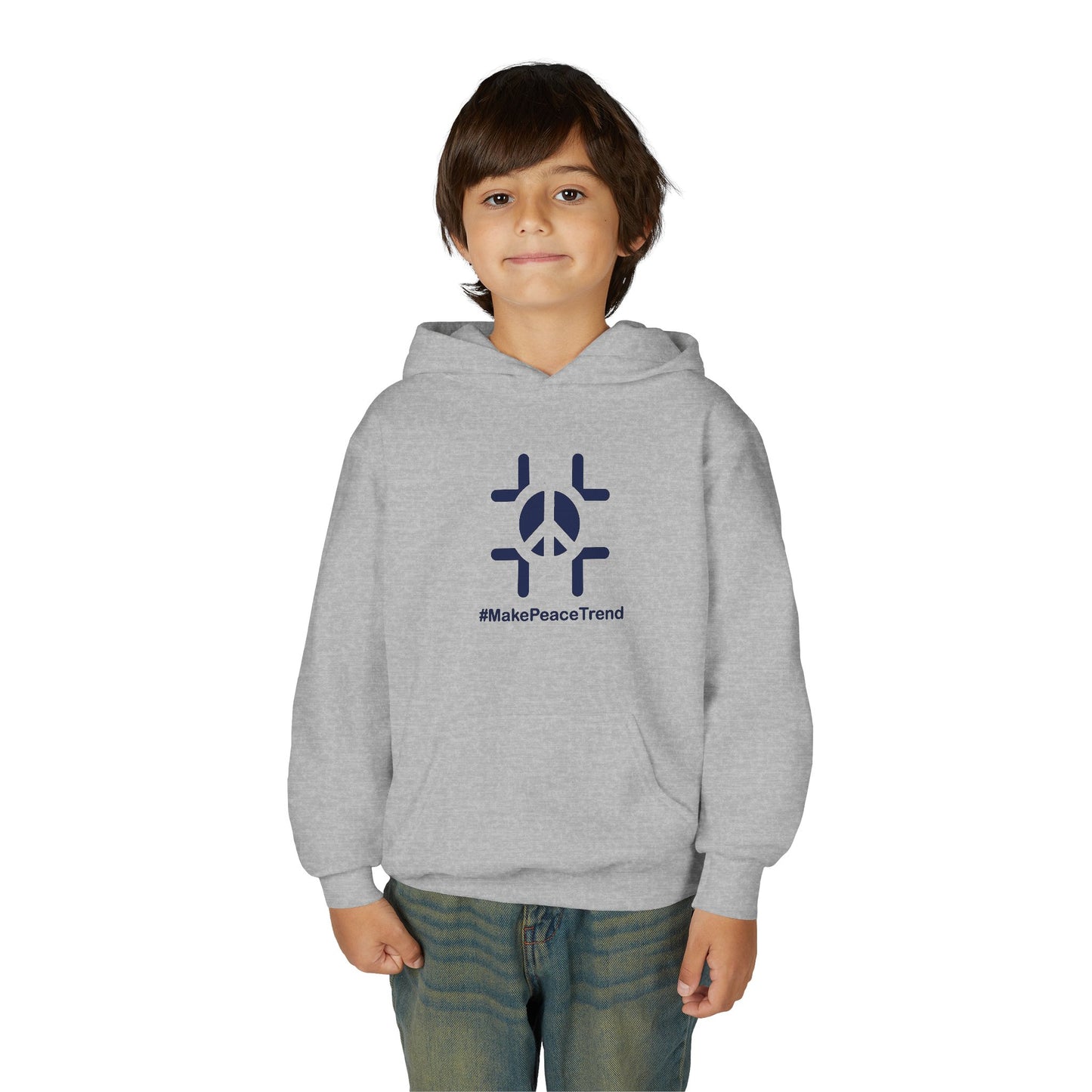 Peace Day Youth Heavy Blend Hooded Sweatshirt