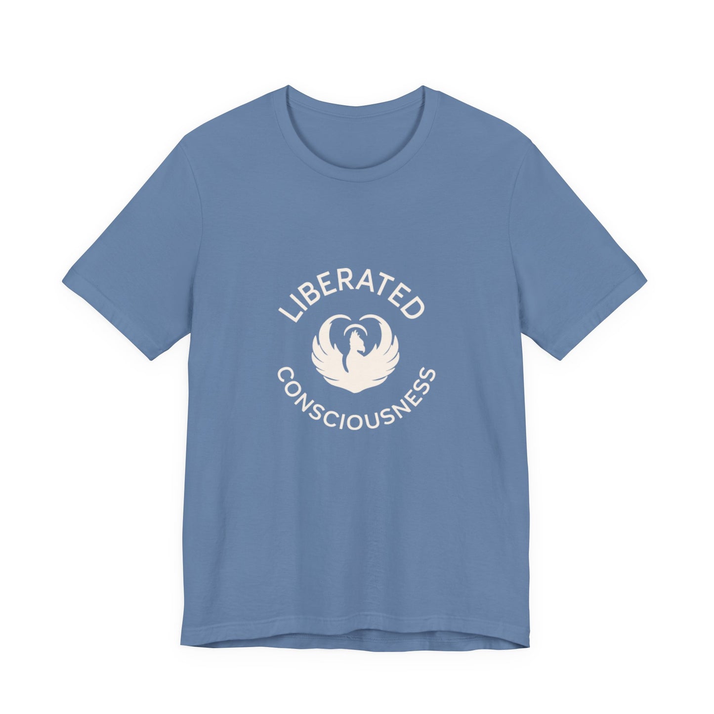 Liberated Consciousness (White) Unisex Jersey Short Sleeve Tee