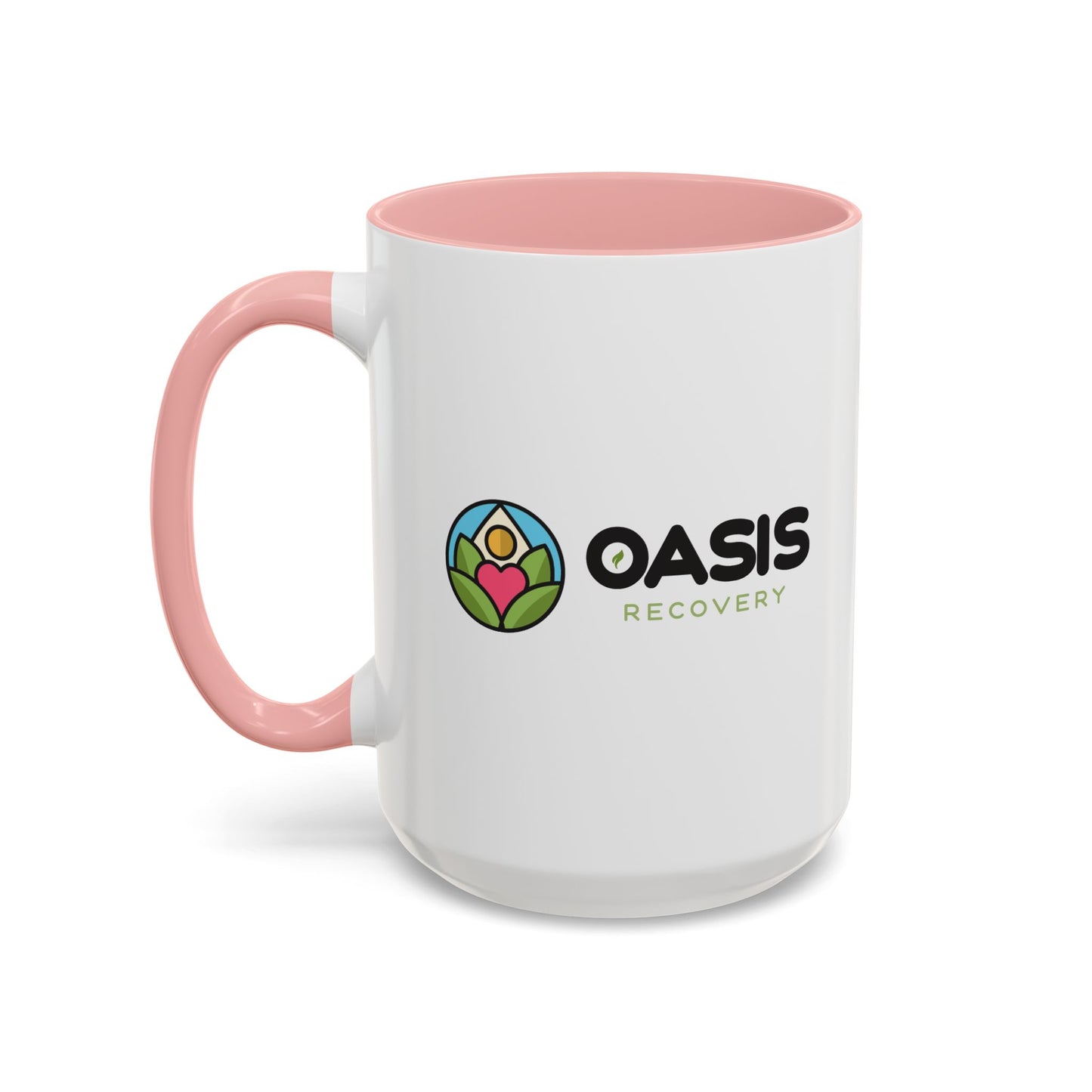 Oasis Recovery Center Accent Coffee Mug (11, 15oz)