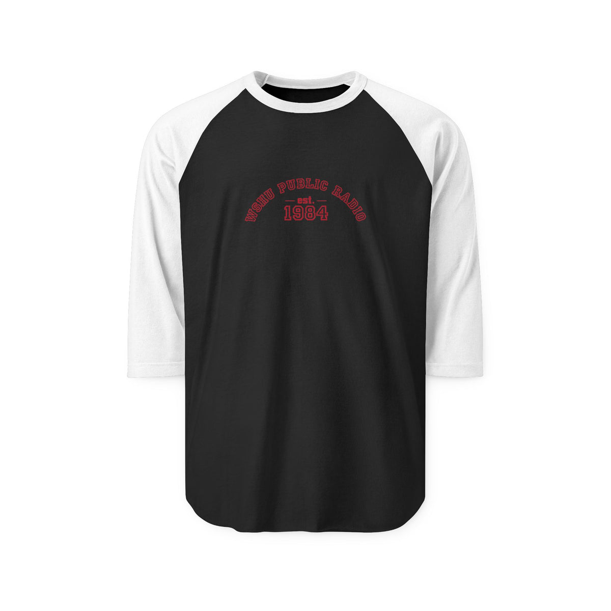 WSHU Unisex Three-Quarter Sleeve Raglan Shirt