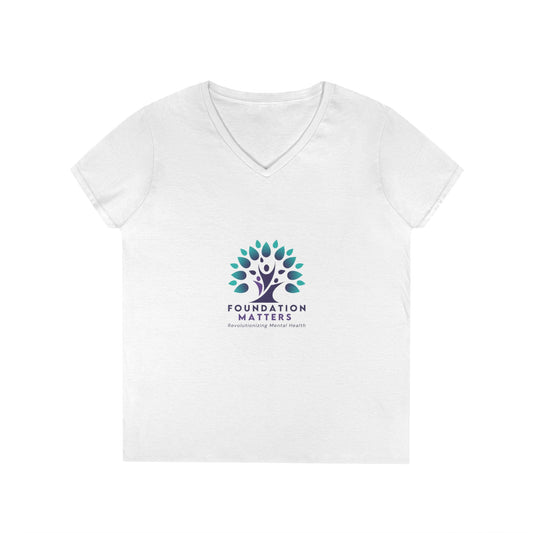 Foundation Matters Ladies' V-Neck T-Shirt