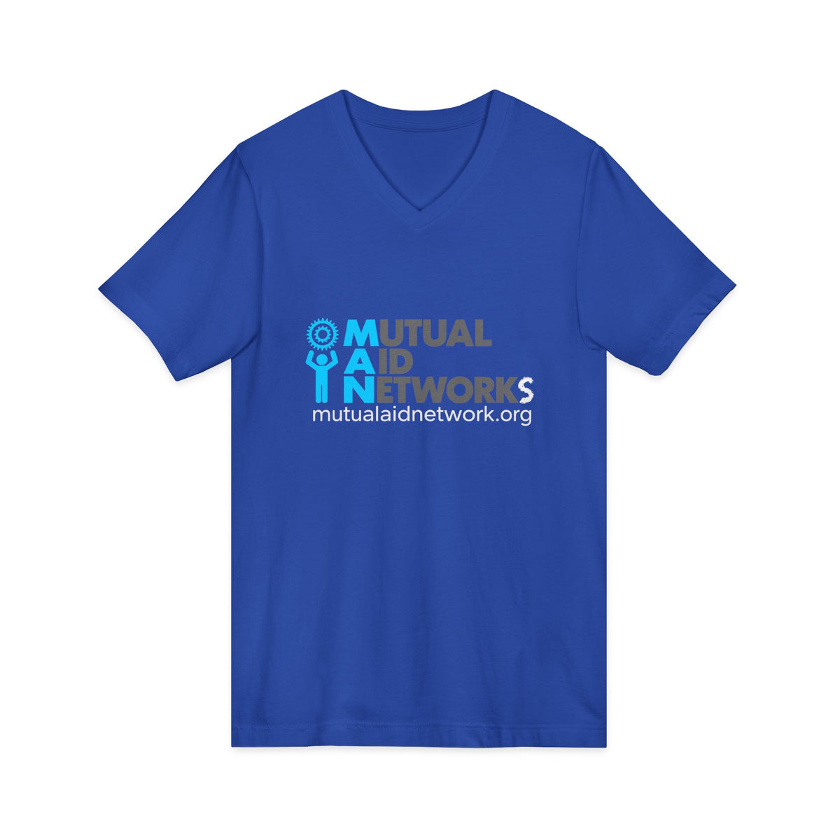 Mutual Aid Network Unisex Jersey Short Sleeve V-Neck Tee