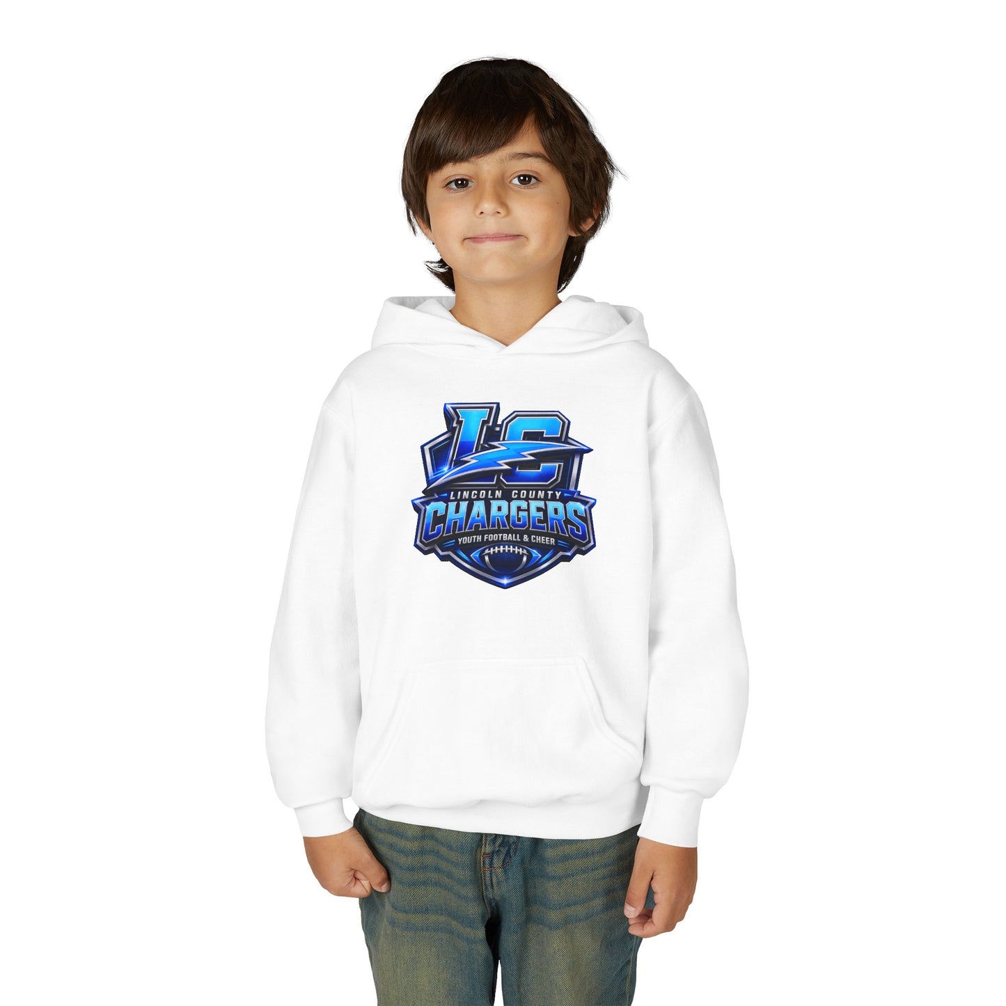 LC Chargers Youth Heavy Blend Hooded Sweatshirt
