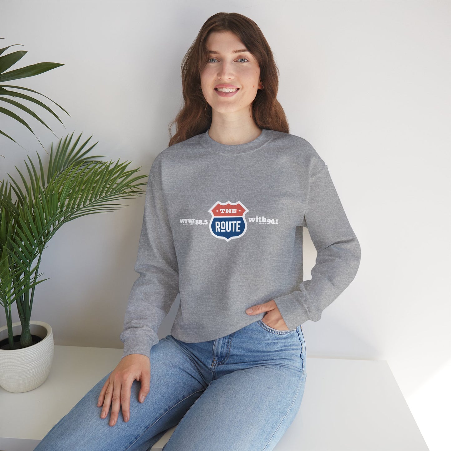 The Route Unisex Blend™ Crewneck Sweatshirt