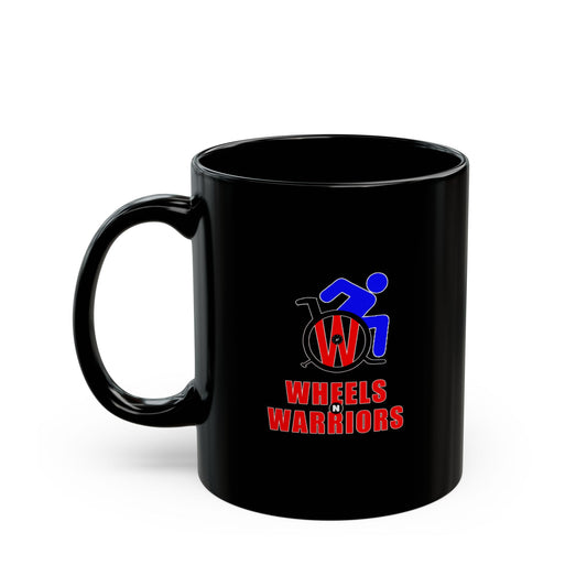 Wheels N Warriors Black Mug (11oz, 15oz)