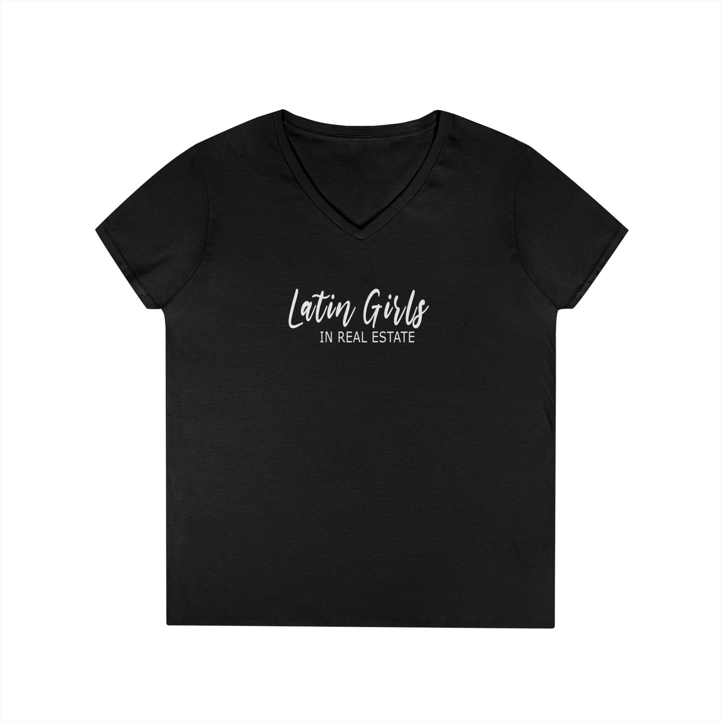 Latin Girls In Real Estate Ladies' V-Neck T-Shirt