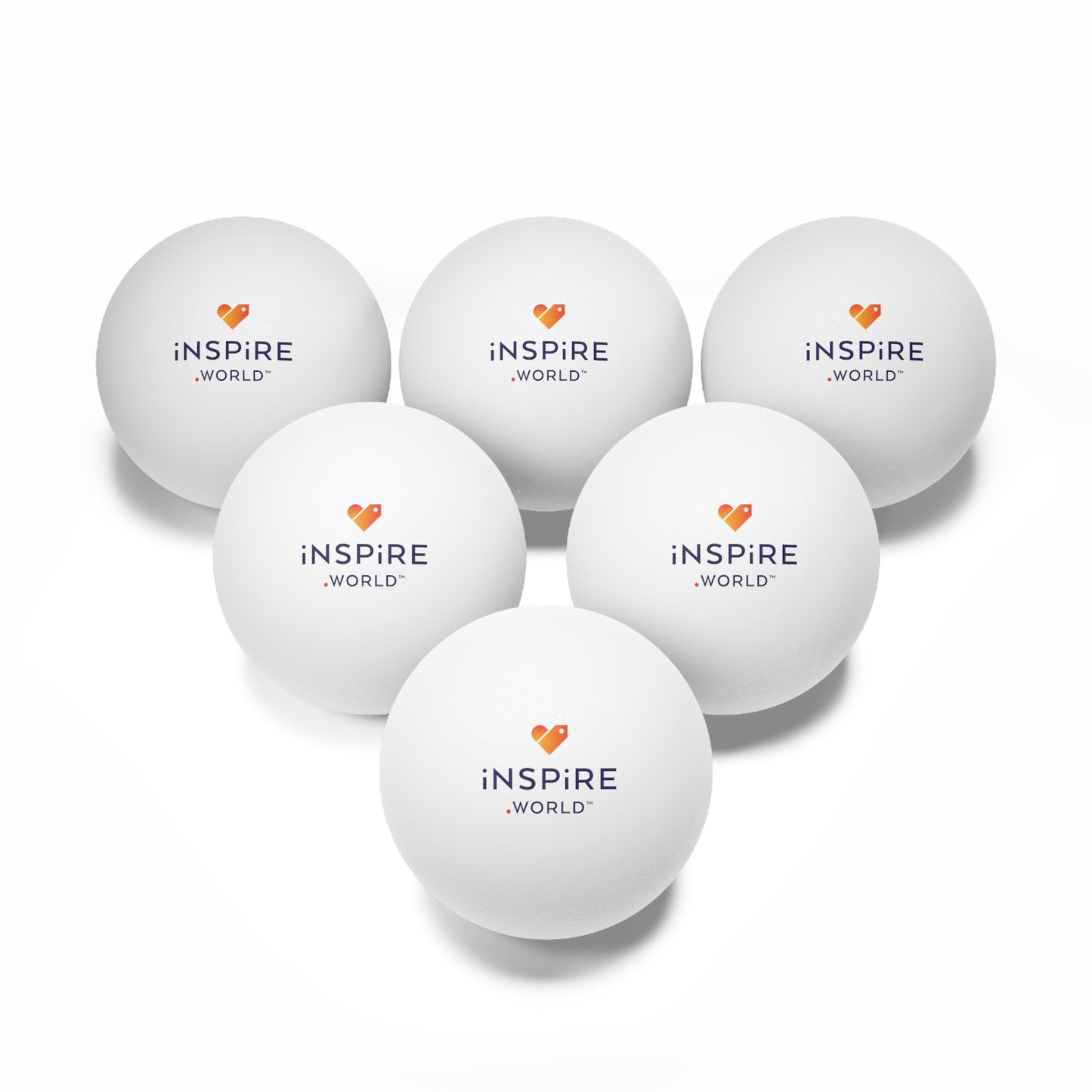 Inspire.World Ping Pong Balls, 6 pcs