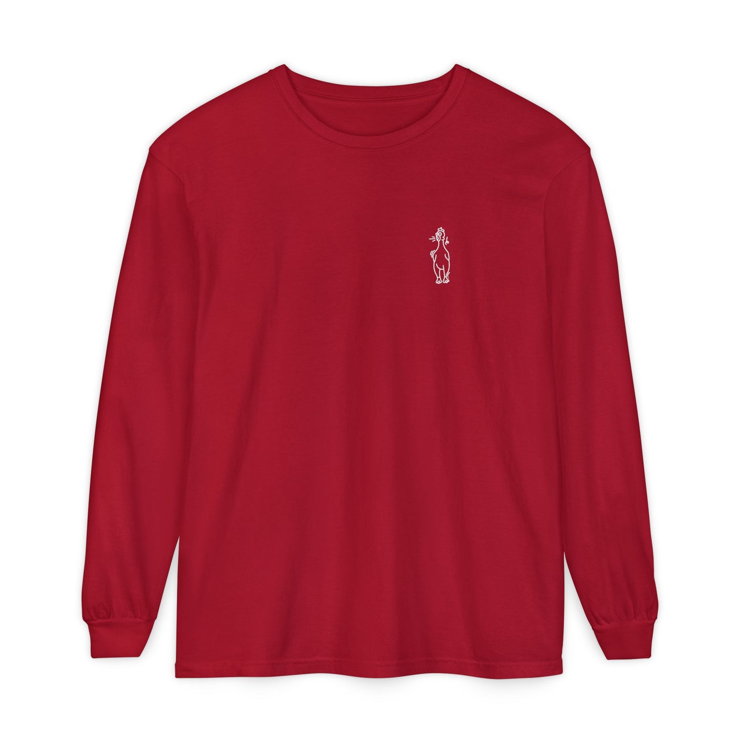Westie Merch Unisex Garment-dyed Long Sleeve T-Shirt