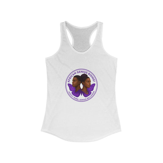 African Genius Rising Women's Ideal Racerback Tank