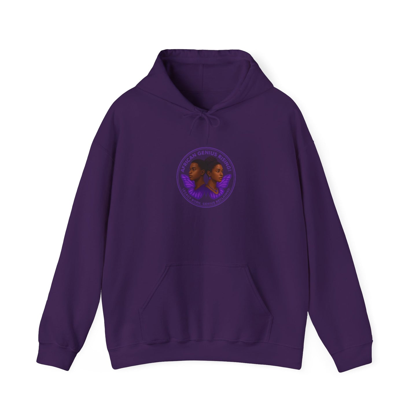 African Genius Rising Unisex Heavy Blend™ Hooded Sweatshirt