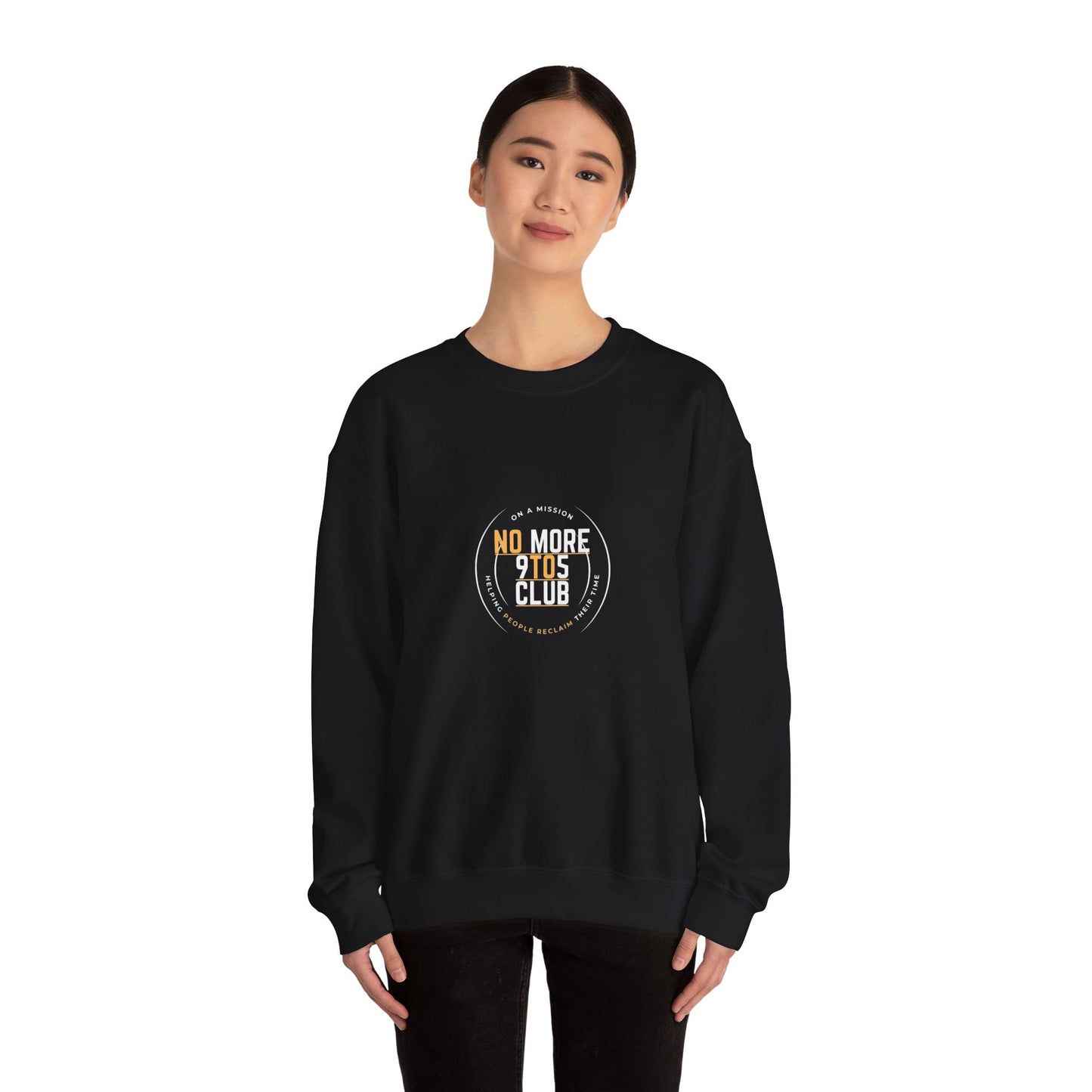 The No More 9 To 5 Unisex Heavy Blend™ Crewneck Sweatshirt