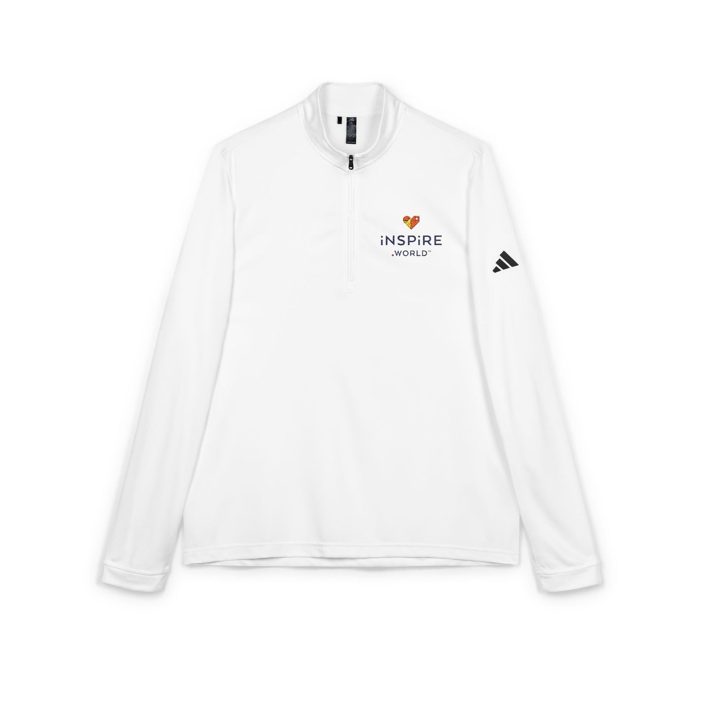 Inspire.World adidas® Quarter-Zip Pullover (Embroidery)