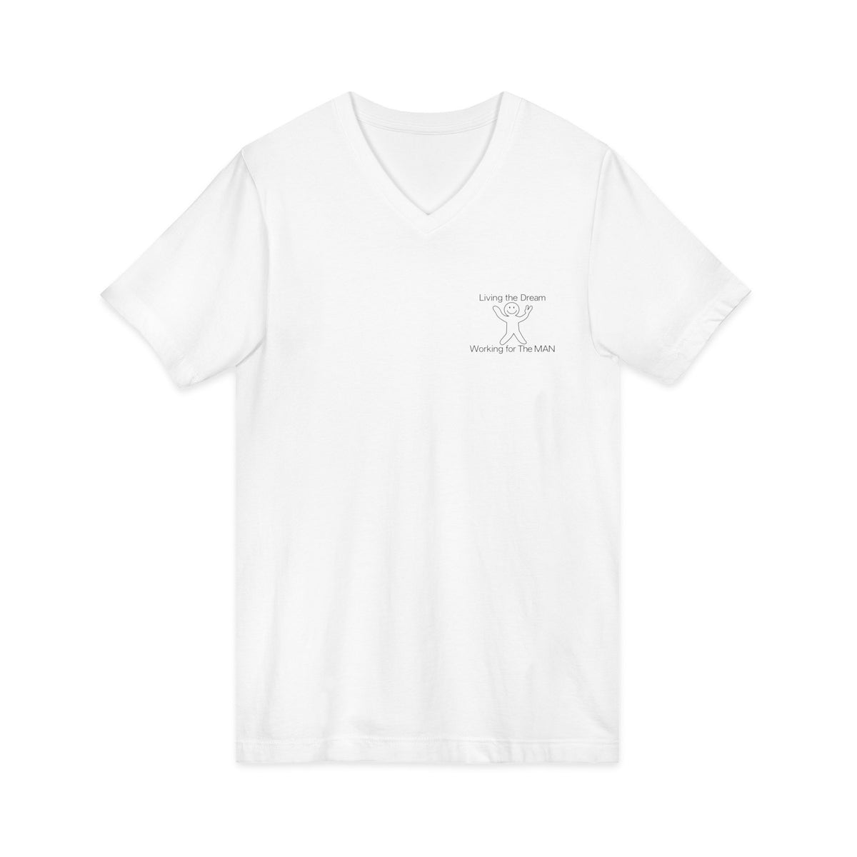 Mutual Aid Network Human Unisex Jersey Short Sleeve V-Neck Tee